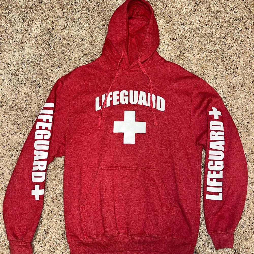 Red Ann Arbor Lifeguard Sweatshirt